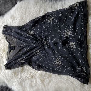 The Limited silk sheer sleeveless shirt